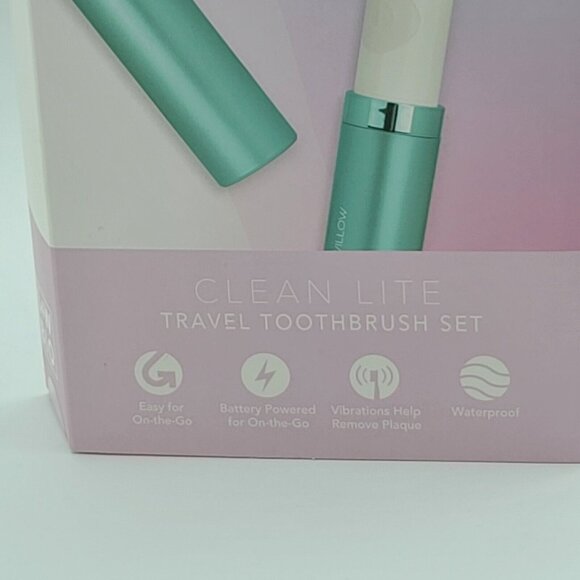 Luxe Willow L+ W Bio Clean Lite Battery Powered Travel Toothbrush (Set of 2) NEW - Picture 12 of 15